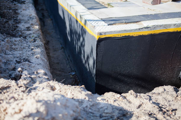 Residential Wet Basement Repair installation at a Centerville, OH home by SJ Waterproofing Pros